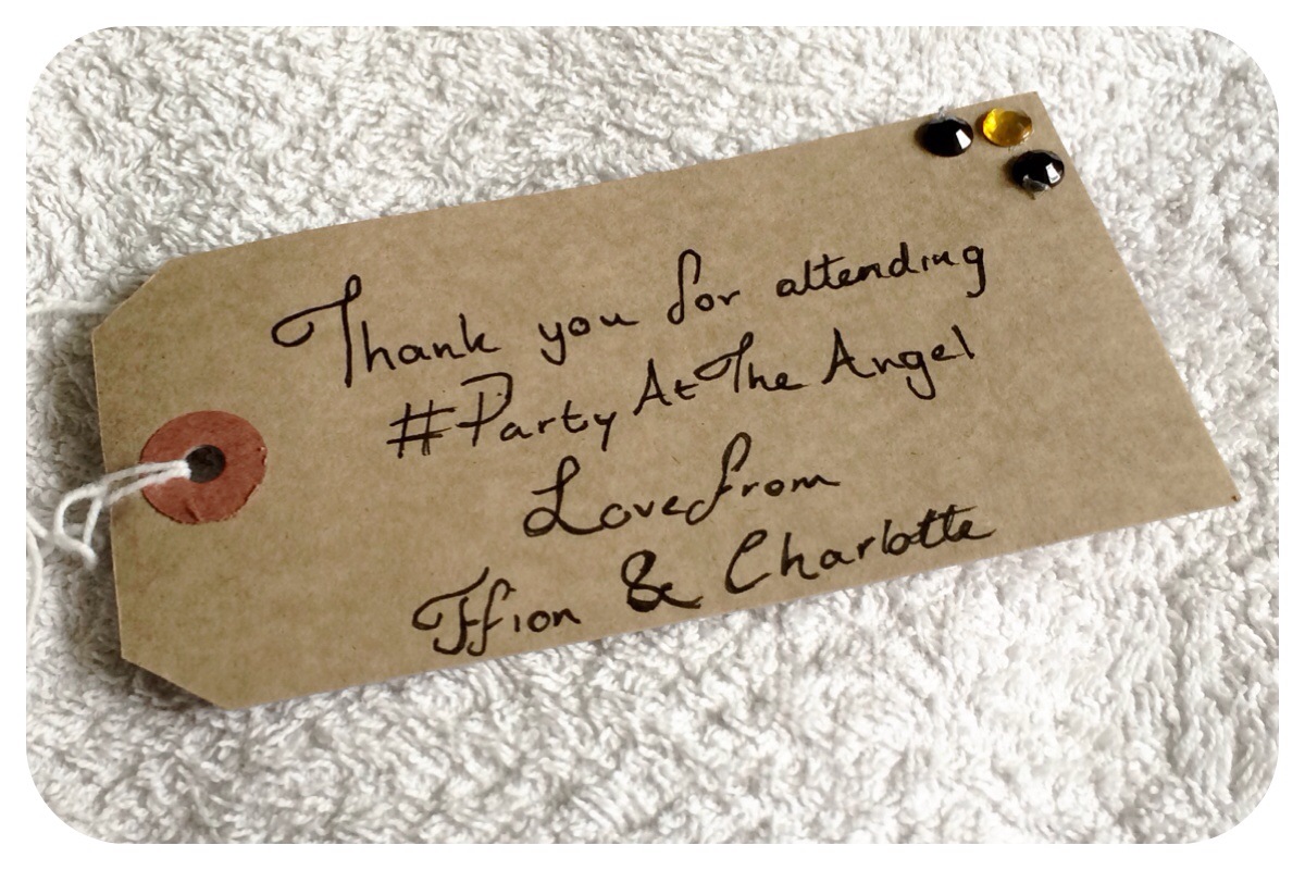 #PartyAtTheAngel tag
