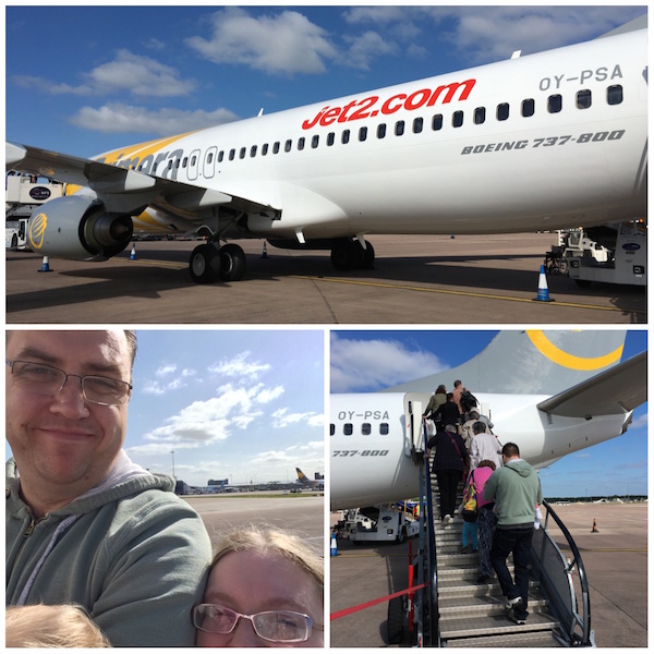 Our airplane to Lanzarote