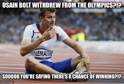Olympics - no Ussain Bolt?