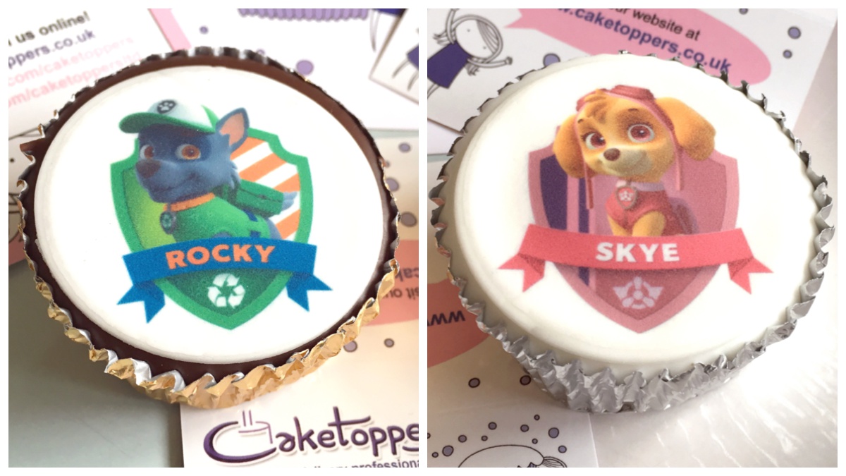 Caketoppers - Rocky & Skye cakes