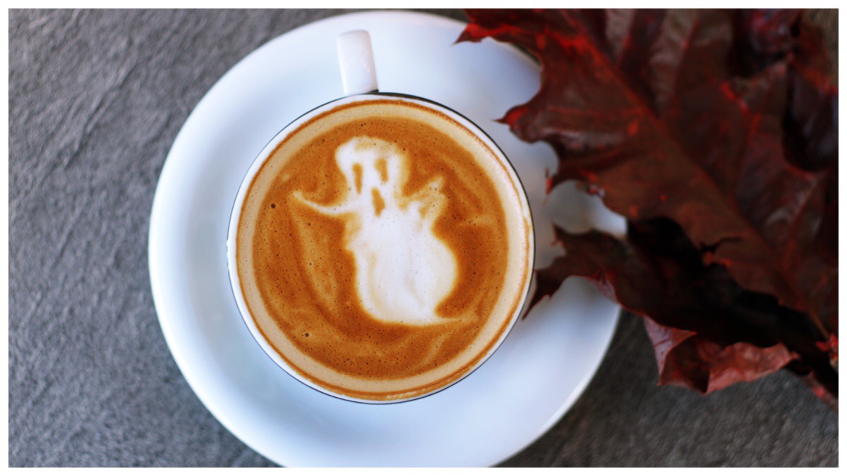 Ghost in a coffee mug