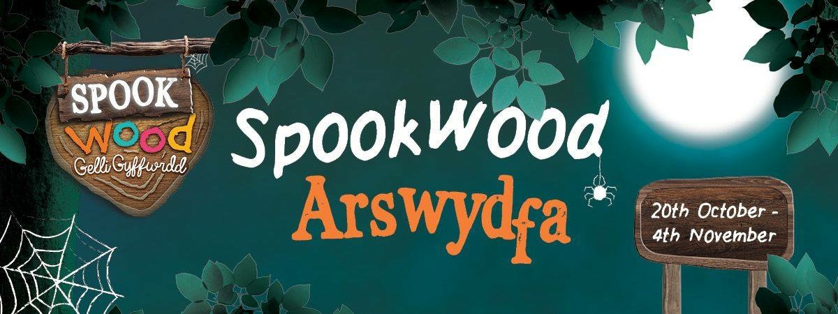 The poster for Spookwood at Greenwood Forest Park