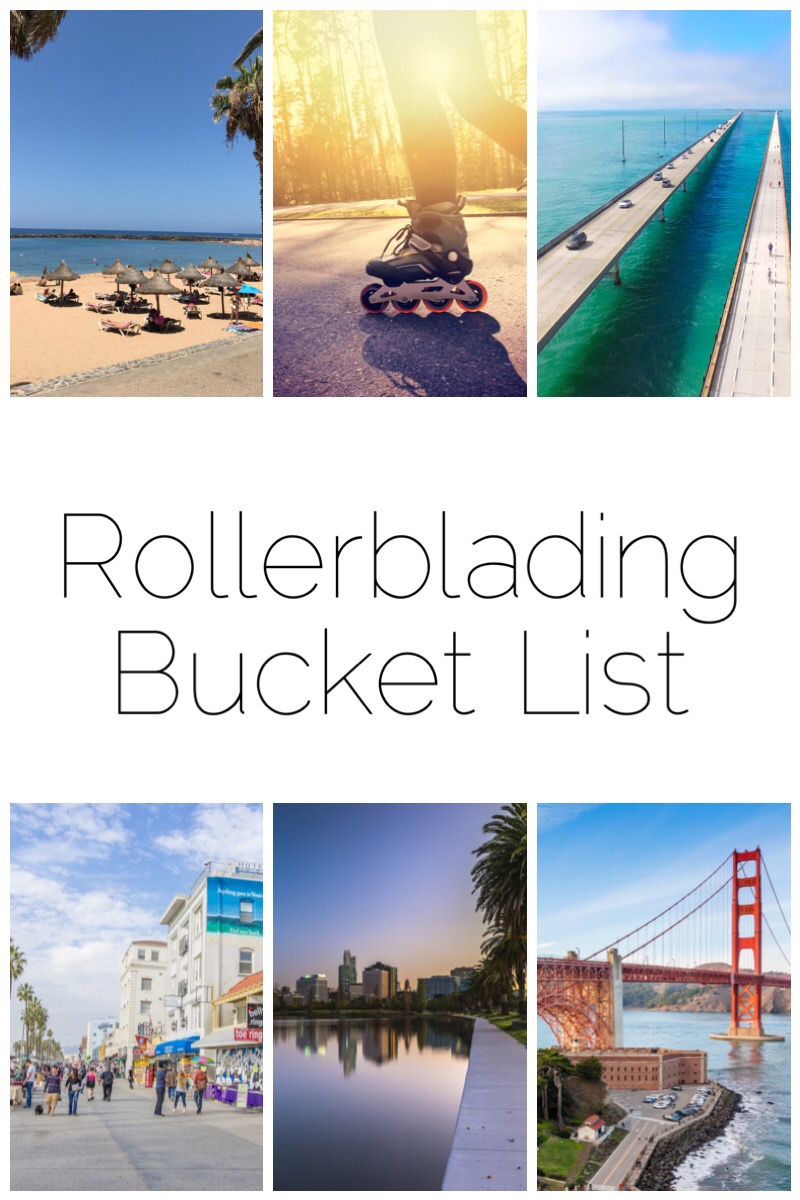 Rollerblading Bucket List - I'm itching to get back on the blades but whilst the weather here in the UK isn't always the best, here's my top 7 places I'd love to rollerblade!