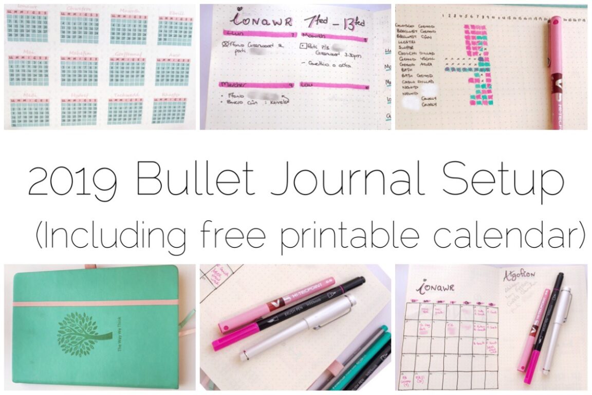 2019 Bullet Journal Setup (with free printable) - Becster.com