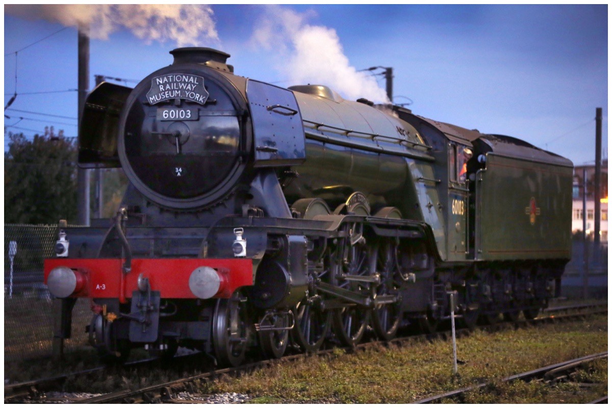 The Flying Scotsman steam engine