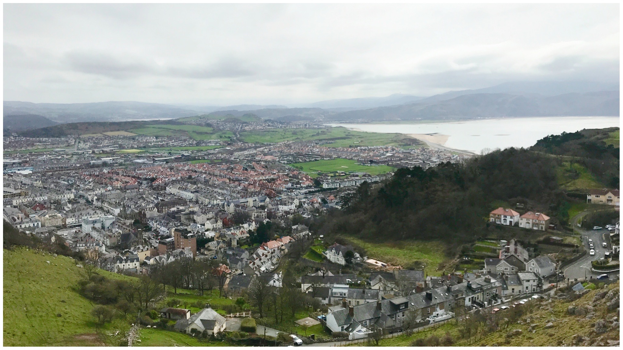 View of Llandudno from the Great Orme Cable Cars