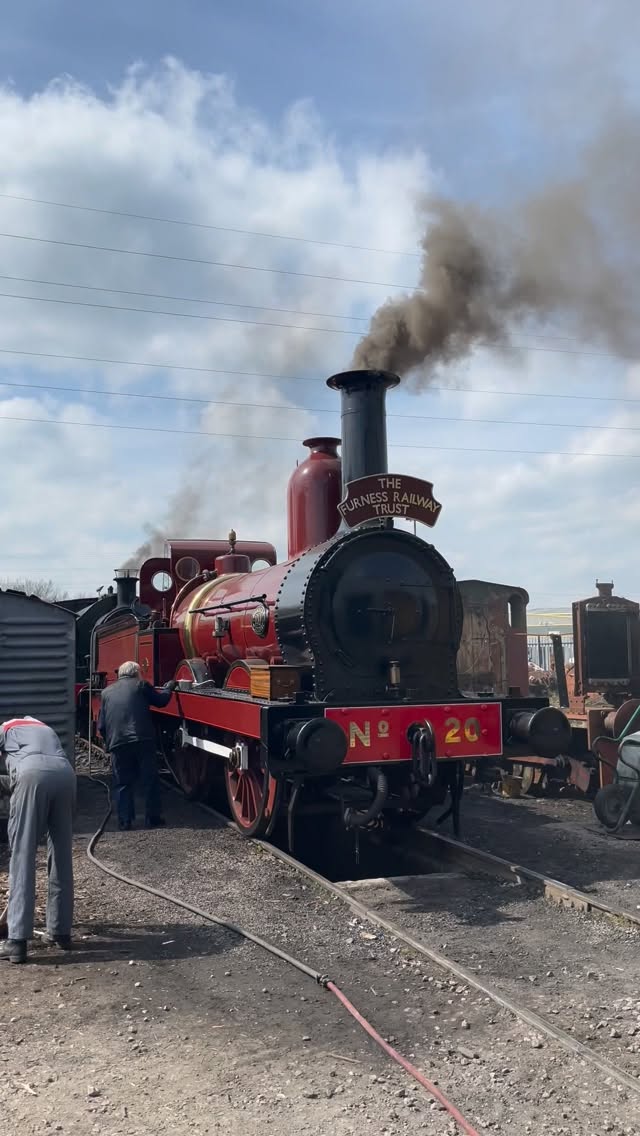A bit of a throwback to 2022 when I saw Furness No 20 being steamed up over at the Ribble Railway. 

It’s one of a batch of 8 locomotives built by Sharp Stewart & Co for the Furness Railway. It was completed in 1863 and is the country’s oldest working steam locomotive*

* do we agree with this statement FR folk??

#steamtrainlife #furnessno20 #heritagerailways #steamtrains #ribblesteamrailway